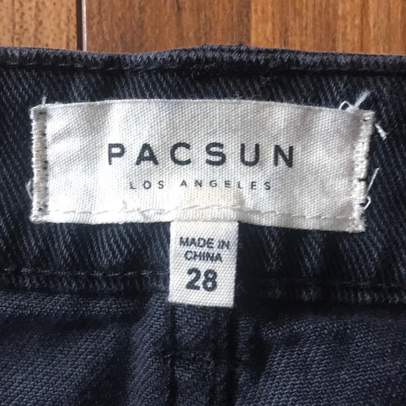 Pacsun black denim skirt - Picture 3 of 3